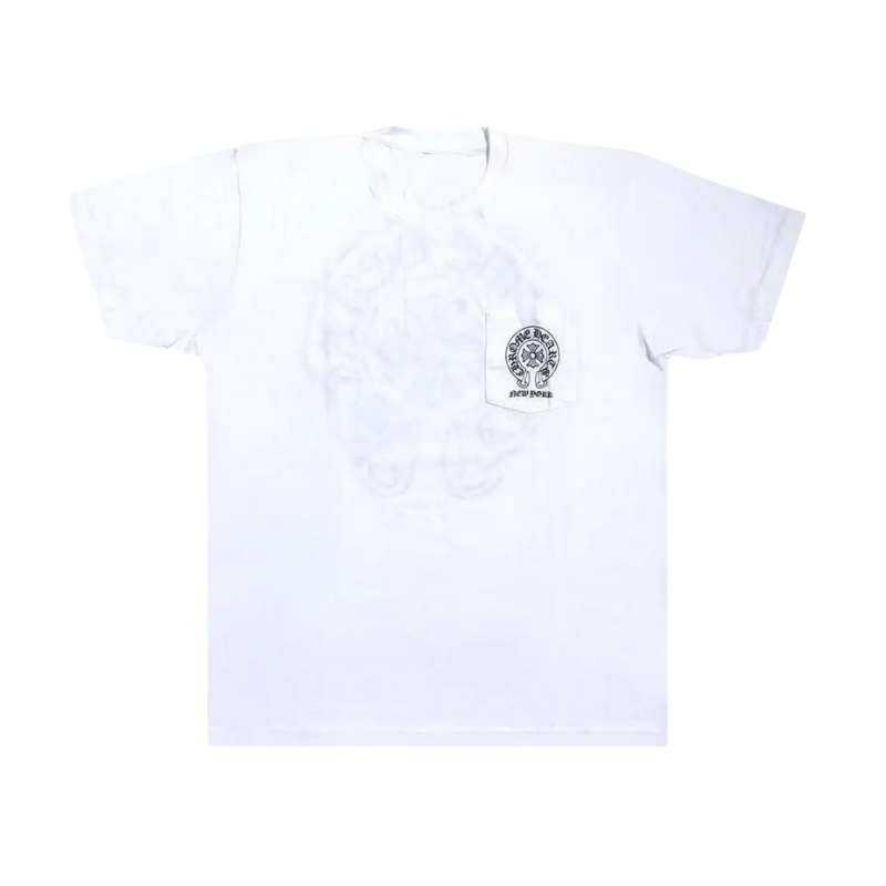 T-shirt White Horseshoe Exclu New York | Chrome Hearts