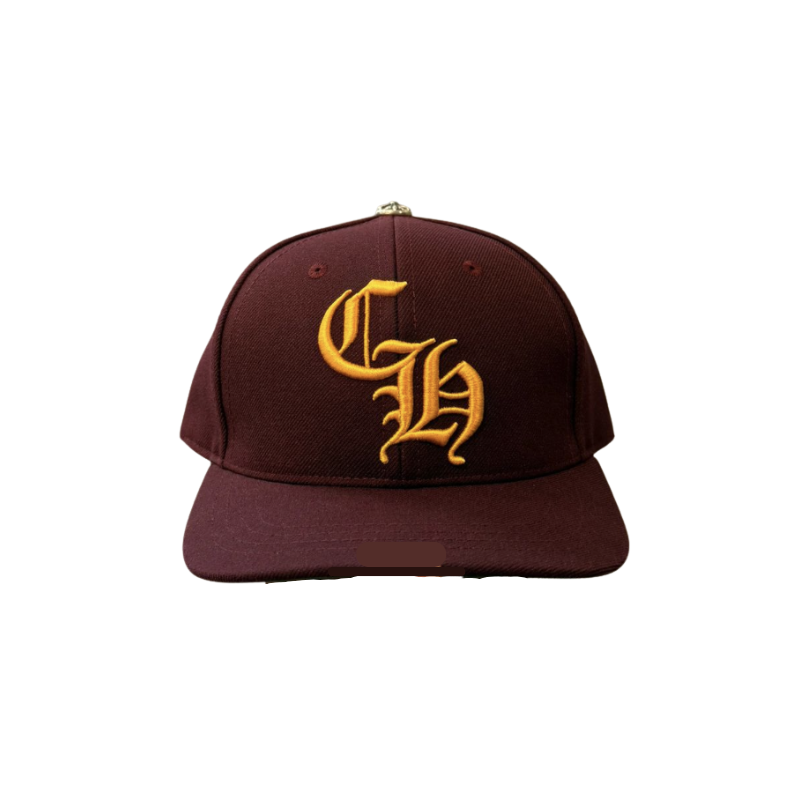 Cap Baseball Burgundy Yellow | Chrome Hearts