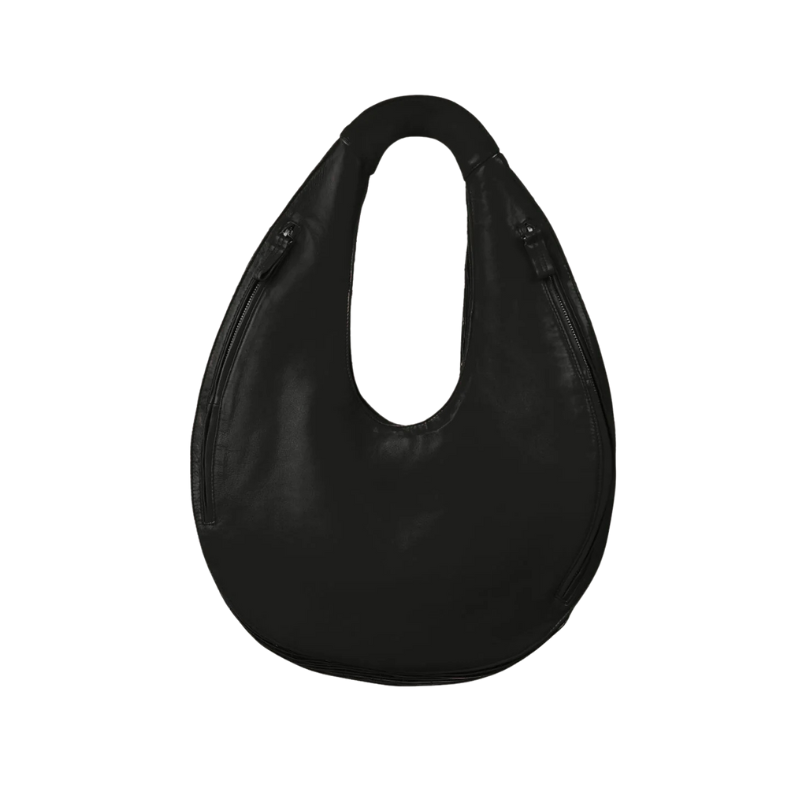 Shoulder bag Bivalda Shoulder (big size) Coal | Mariana Méndez