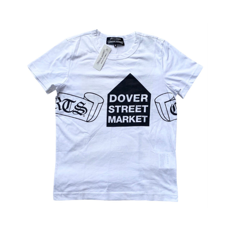 T-shirt White Black | Chrome Hearts x DoverStreetMarket