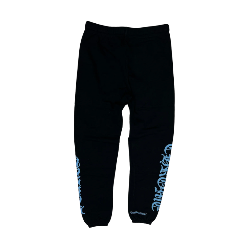 Joggers Black Blue Old English | Chrome Hearts
