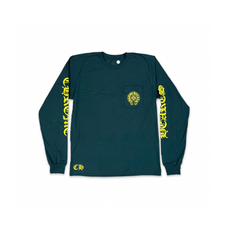 Longsleeve Green/Yellow | Chrome Hearts