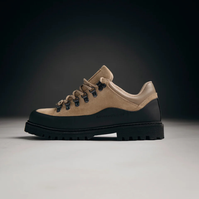 Low-top Booted Goat Beige | Flower Instincts