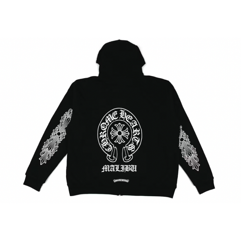 Hoodie Miami Exclusive Horseshoe Black | Chrome Hearts