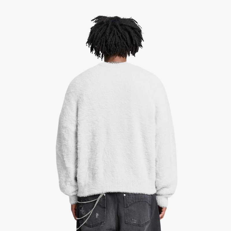 Knitwear Furry Light Grey | Reternity