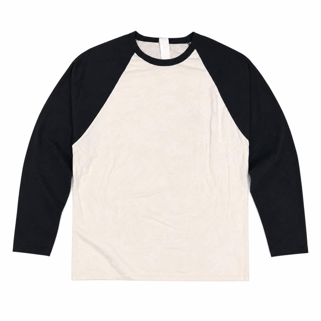 Longsleeve Baseball Satin Black | Chrome Hearts