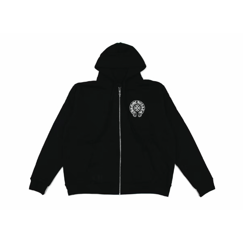 Hoodie Miami Exclusive Horseshoe Black | Chrome Hearts