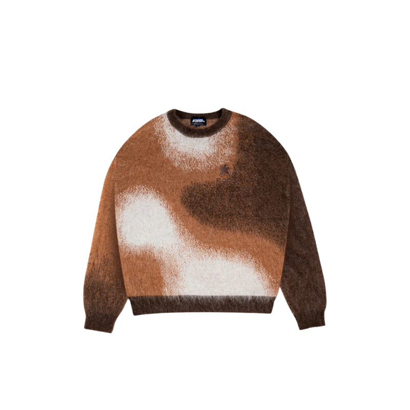Knitwear Mohair Sweater Brown | Flower Instincts