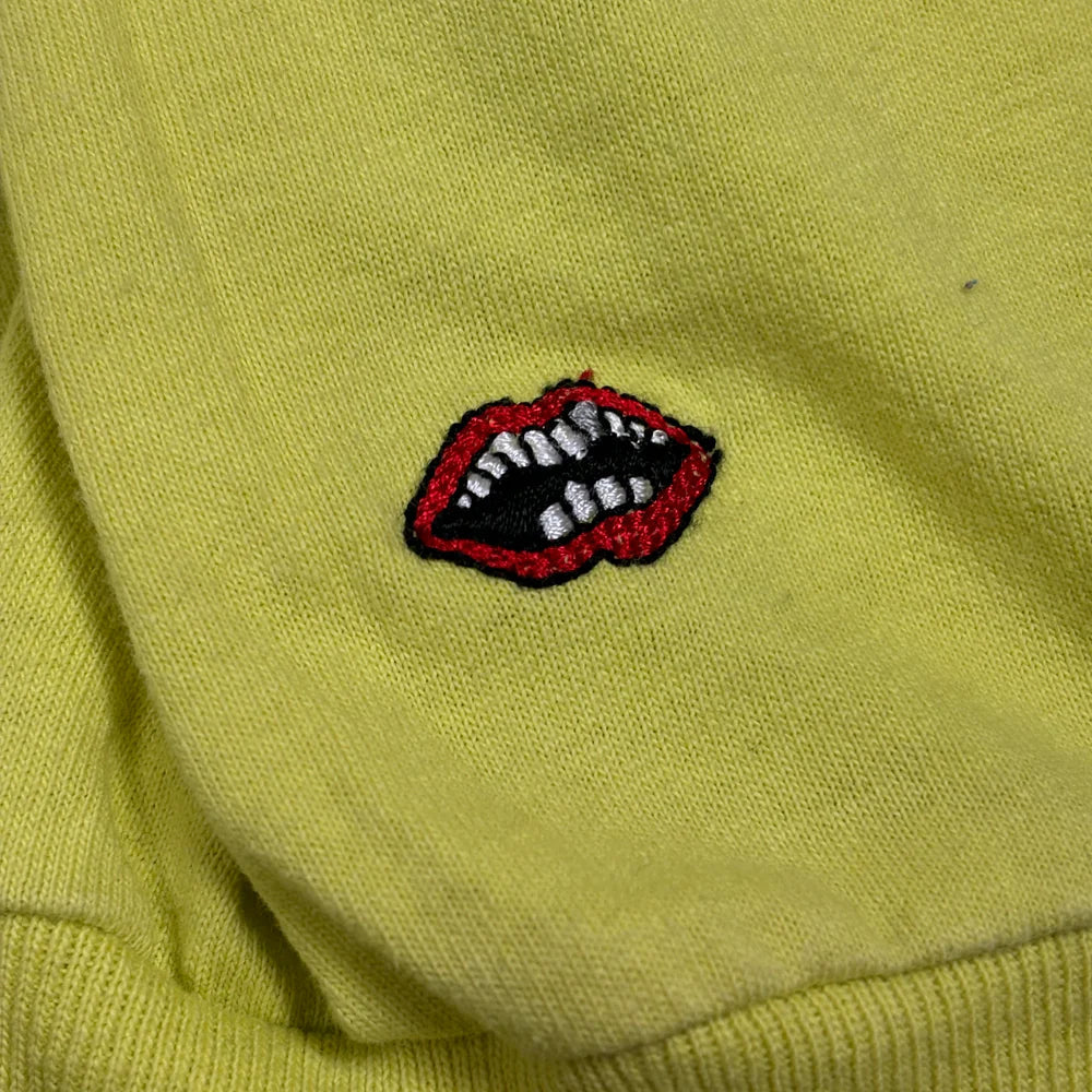 T-shirt à manches longues vert citron Link | Chrome Hearts x Matty Boy