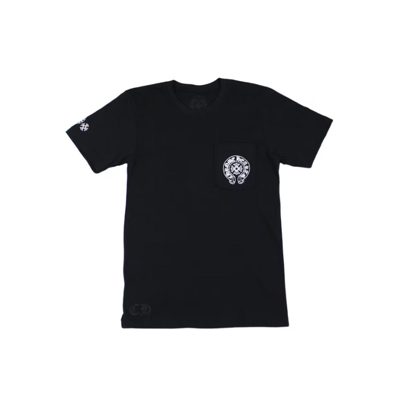T-shirt Black 'Multi Horseshoe' | Chrome Hearts