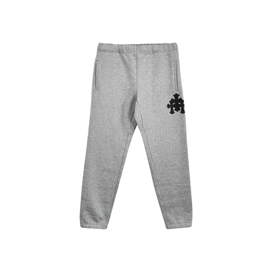 Joggers Grey Cross Patch Black | Chrome Hearts