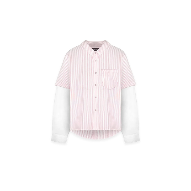 Shirt Double Sleeve Pink | Lord Culture