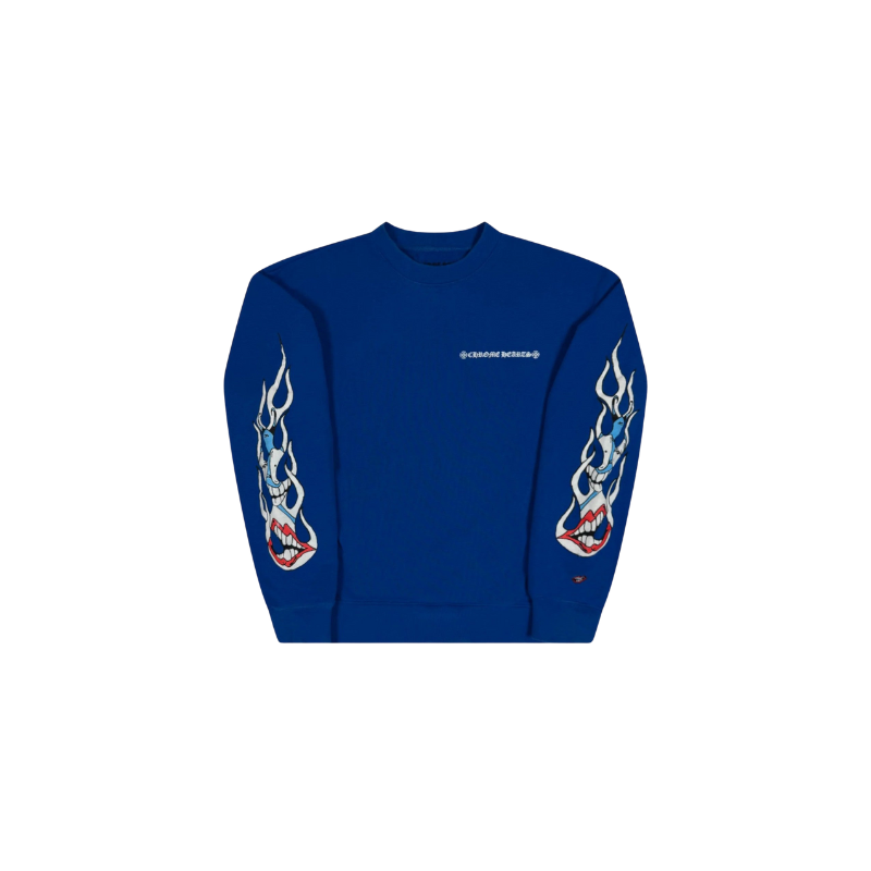 Crewneck Matty Boy Blue Space | Chrome Hearts