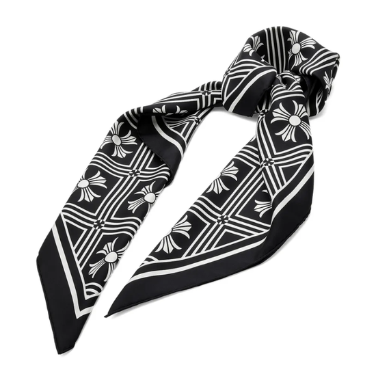 Scarf Black & White | Chrome Hearts