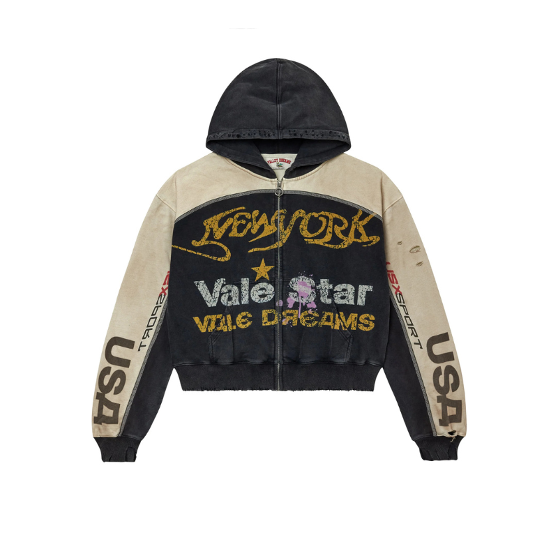 Zip Hoodie Star New York | Vale Lives
