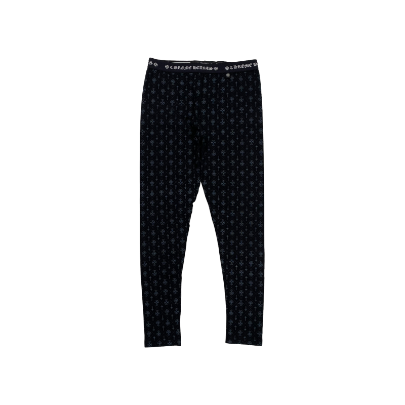 Jogging noir multi-logo | Chrome Hearts