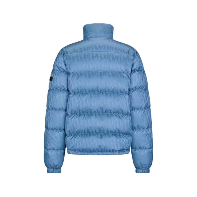 Puffer Oblique Jacquard Technique Sky Blue | Dior