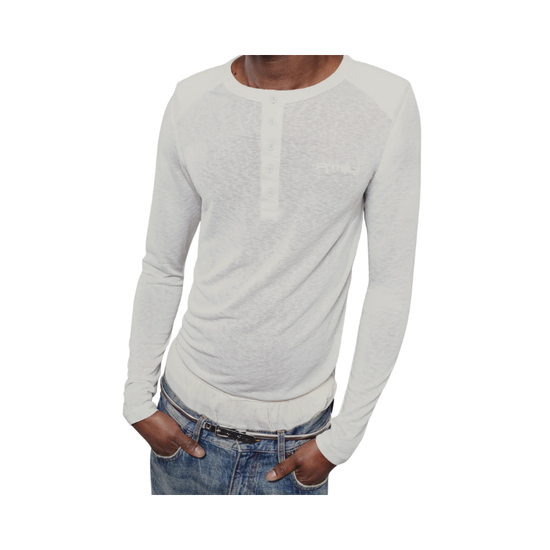 Longsleeve Basic Pad White | R'MILI