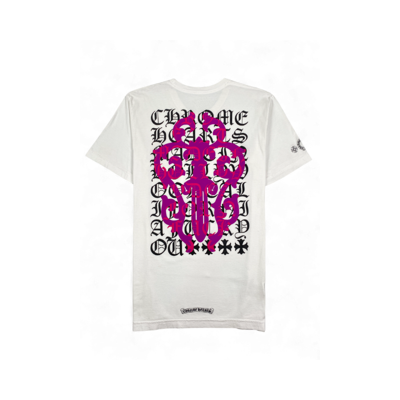 T-shirt Dagger Logo Pink | Chrome Hearts