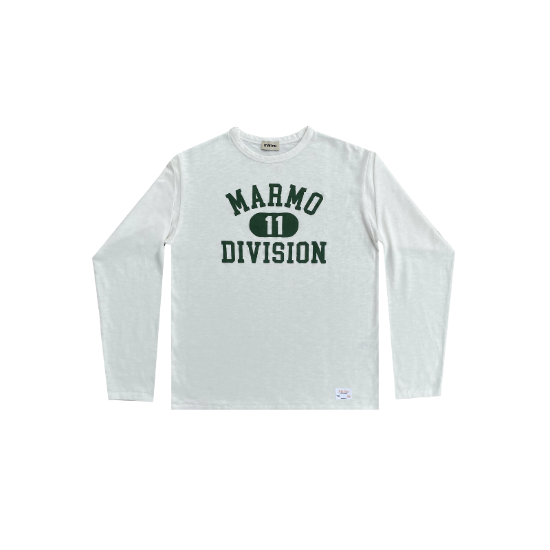 Longsleeve Marmo Division White Green | Marmo