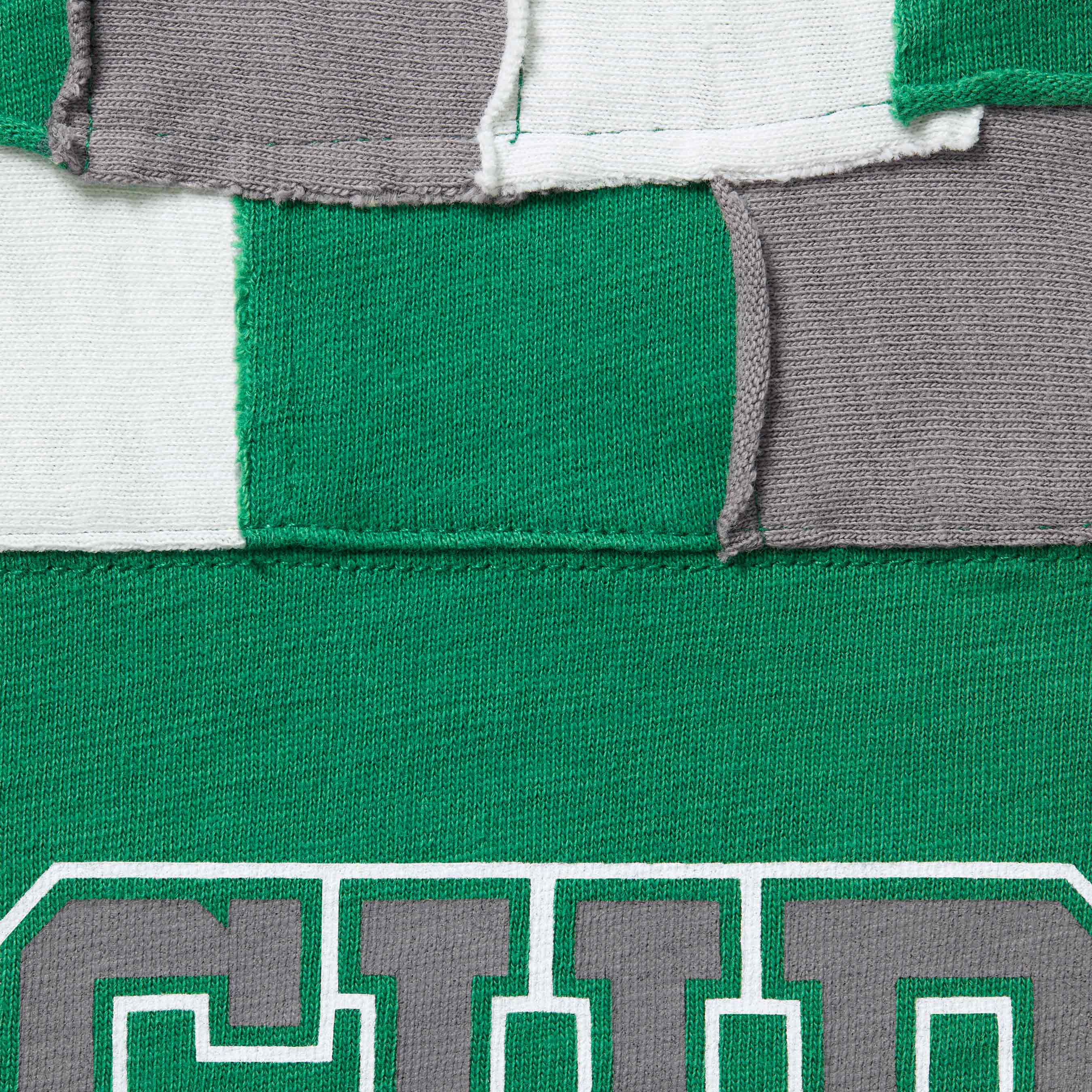 T-shirt Patchwork Yoke Green | Supreme