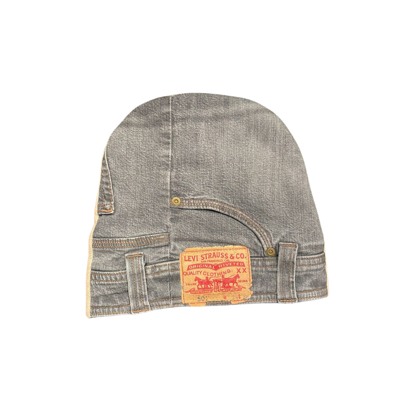 Bonnet en jean noir | Dedictd