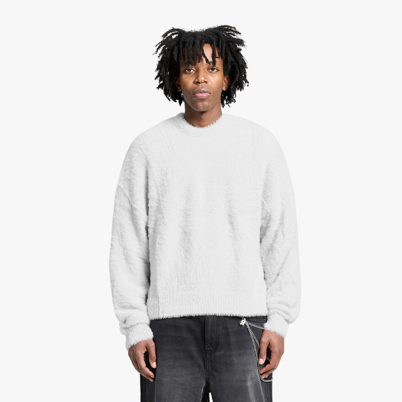 Knitwear Furry Light Grey | Reternity