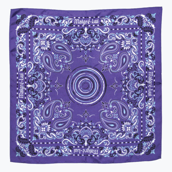 Scarf Silque Square Purple | Malgré Lui