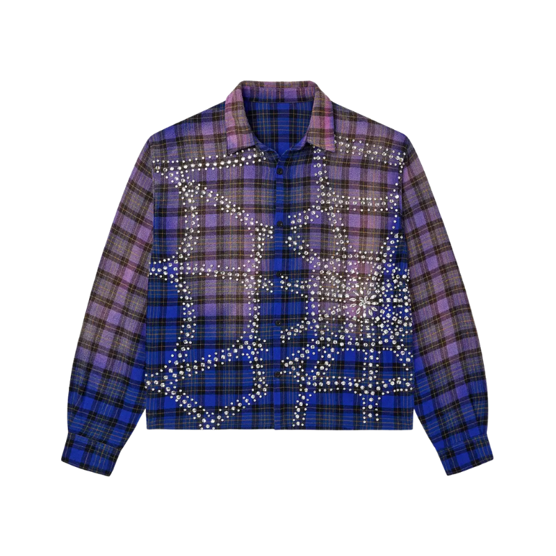 Shirt Flannel Blue Inferno | Vale Lives