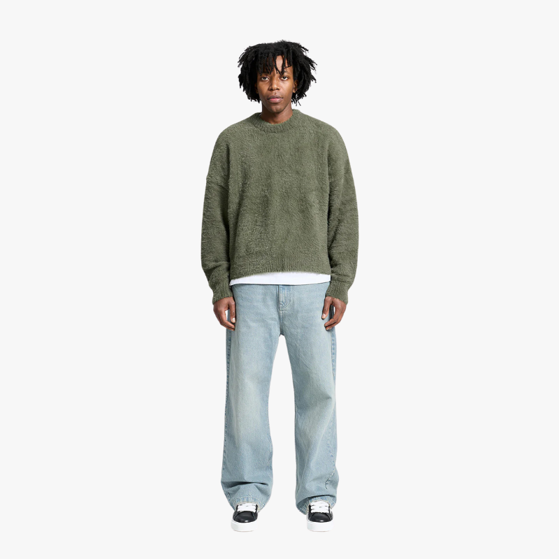 Knitwear Furry Darkgreen | Reternity