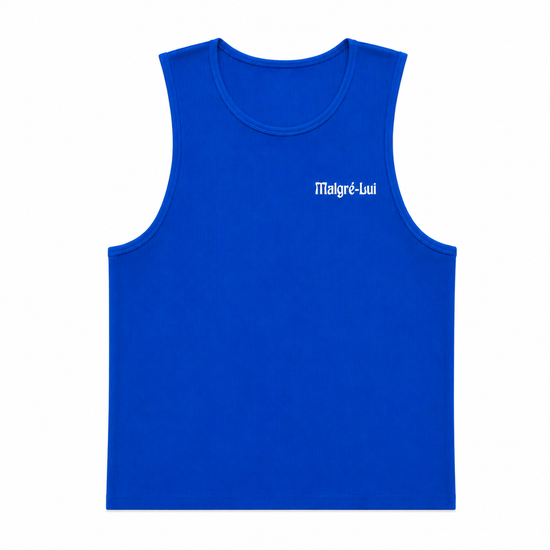 Tank Top Gaufrette Royal Blue | Malgré Lui