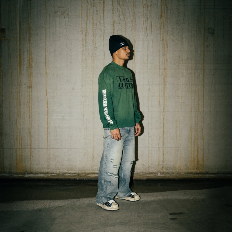 Longsleeve Classified Green | Lord Culture