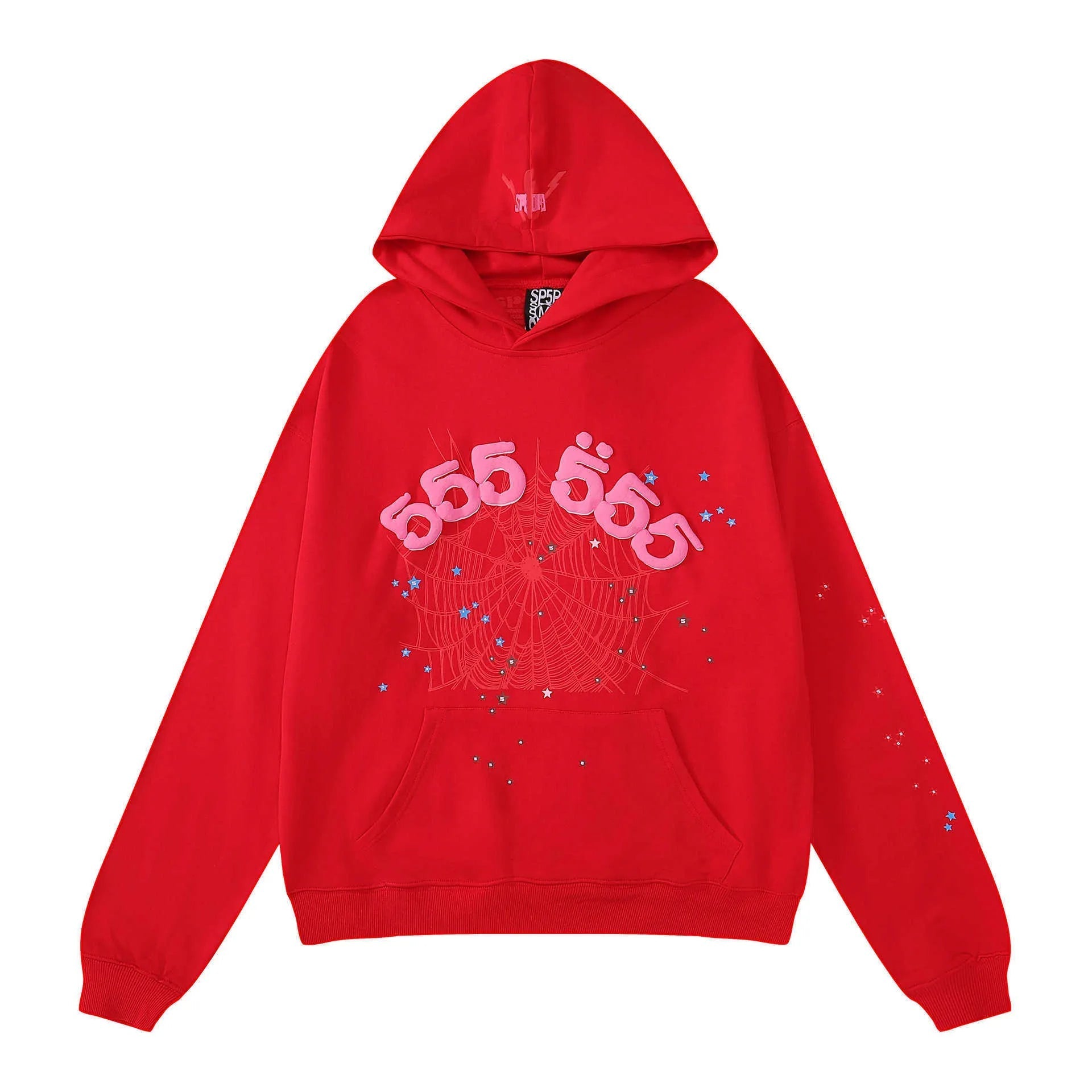 Hoodie Websuit 555 Red | Sp5der