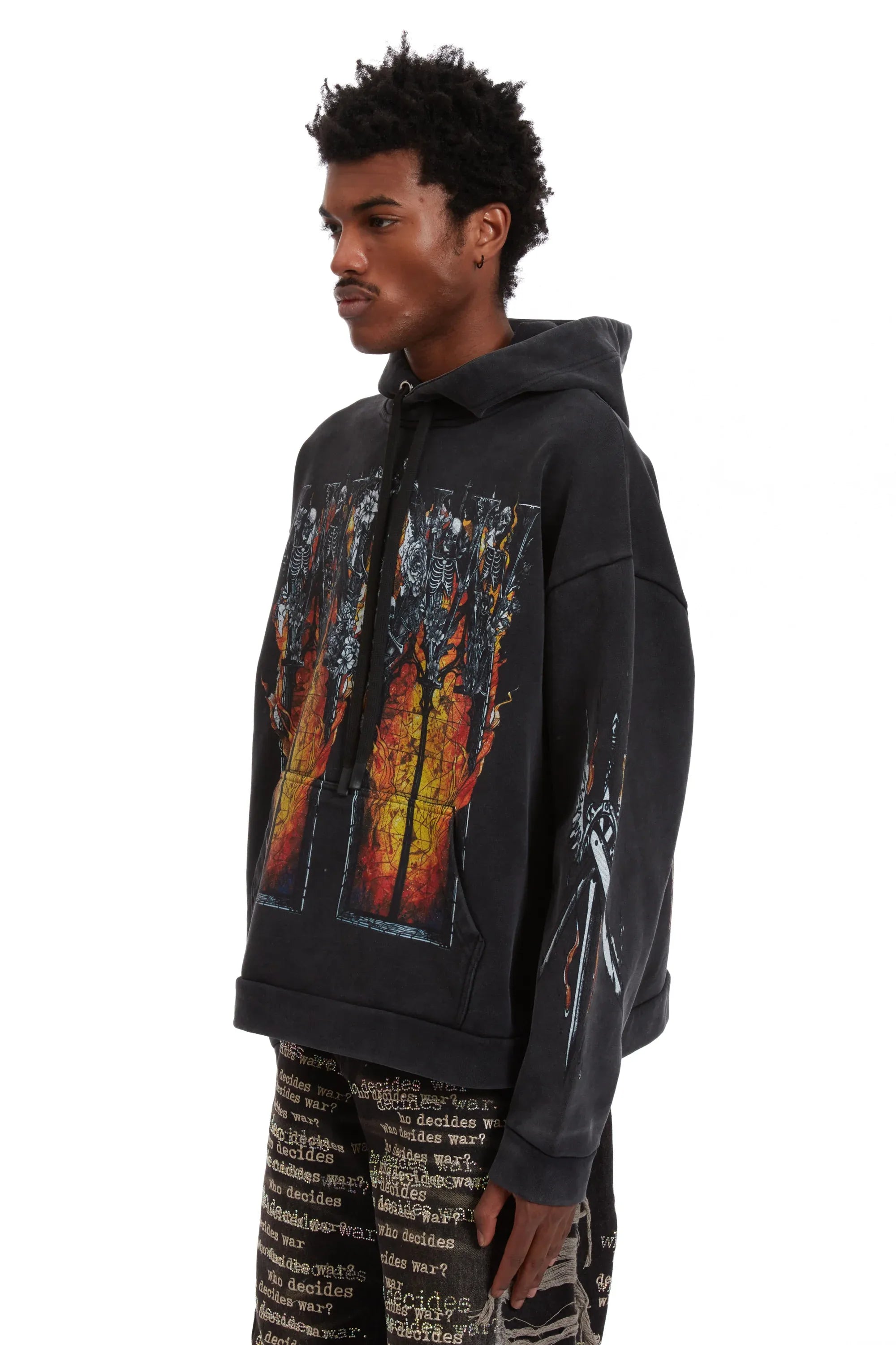Hoodie Ember Chapel Coal | WhoDecidesWar