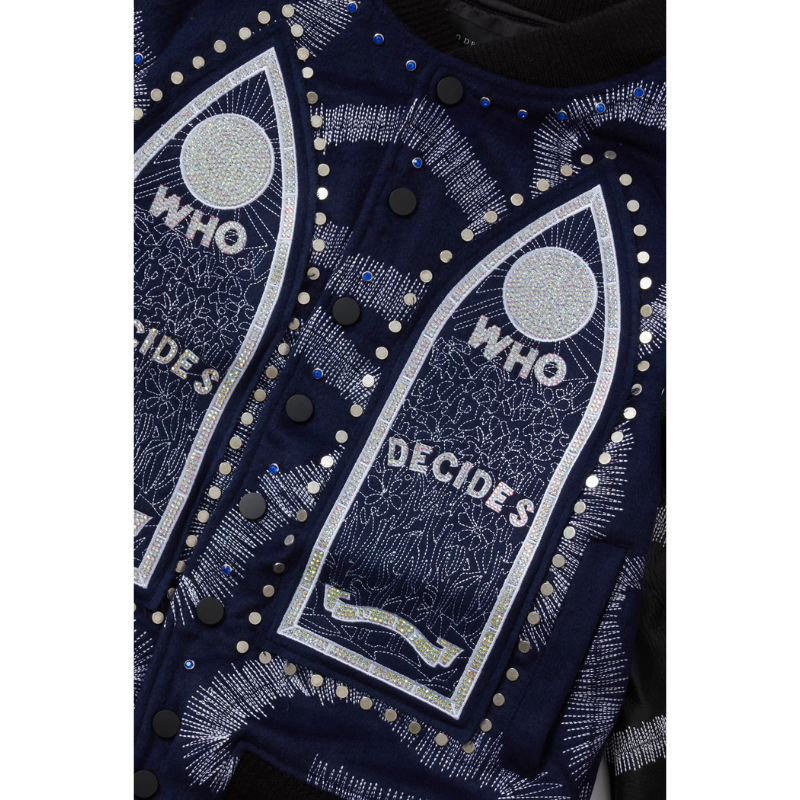 Leather Jacket Hardware Cathedral Blue | WhoDecidesWar