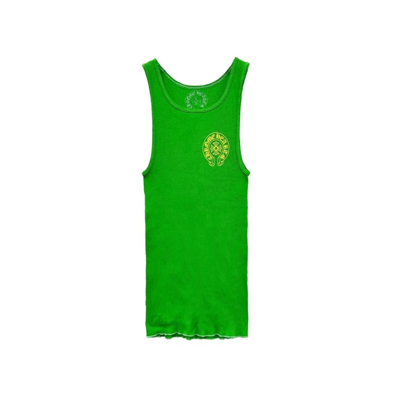 Tank Top Horseshoe Green | Chrome Hearts