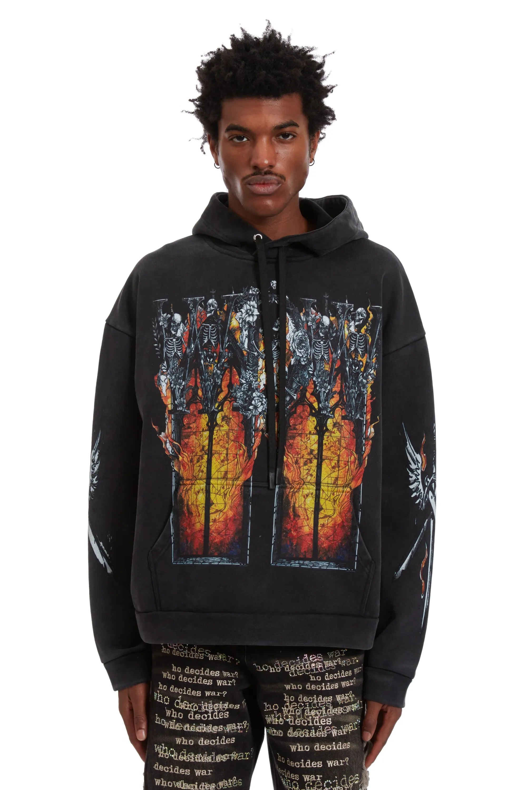 Hoodie Ember Chapel Coal | WhoDecidesWar
