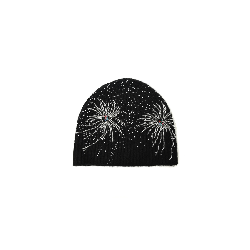 Beanie Fireworks Studded Black | Birth Of Royal Child