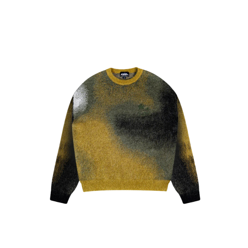 Knitwear Mohair Sweater Green | Flower Instincts