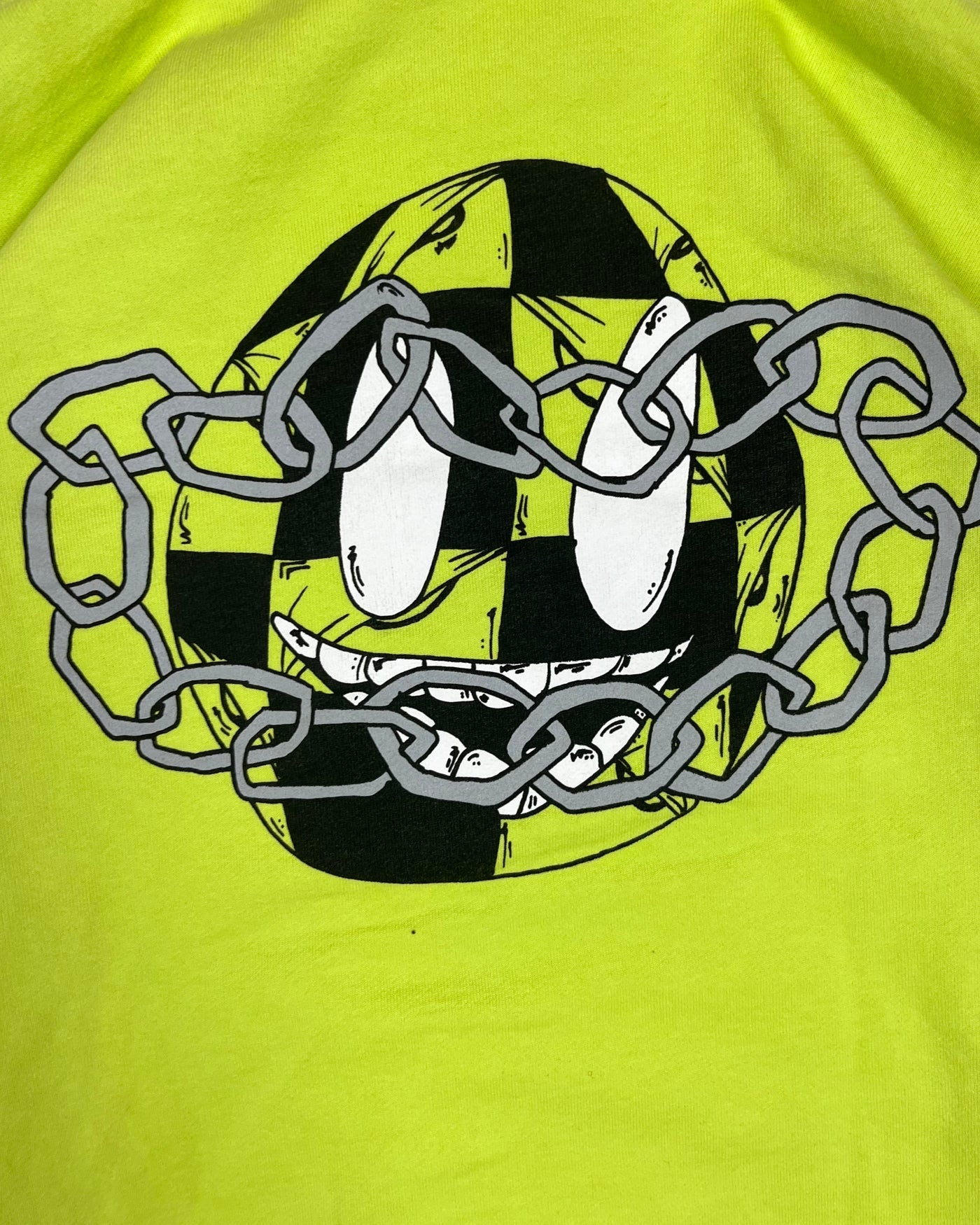 Sweat à capuche vert citron Link | Chrome Hearts x Matty Boy