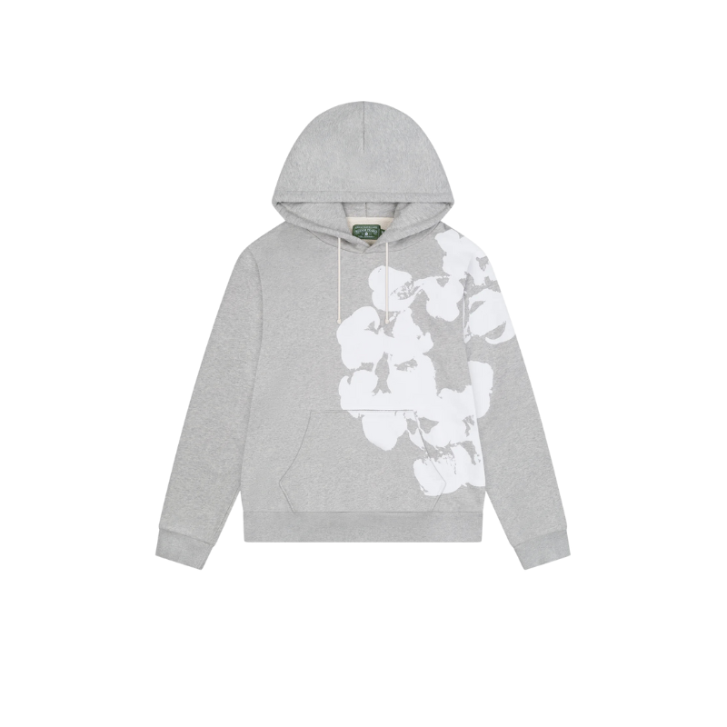 Hoodie Jumbo Wreath Grey | Denim Tears