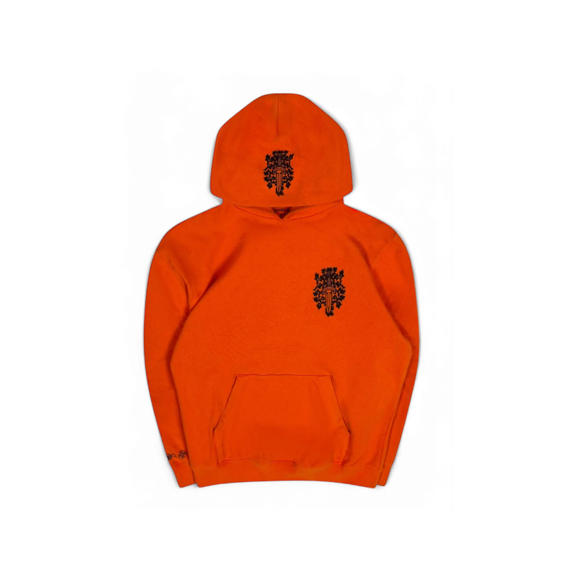 Sweat à capuche Vine Dagger Orange | Chrome Hearts