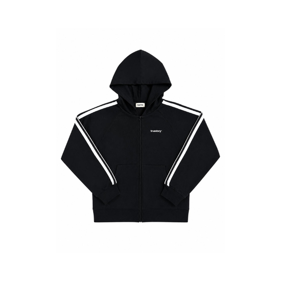 Zip Hoodie TrueStory Black | Marmo
