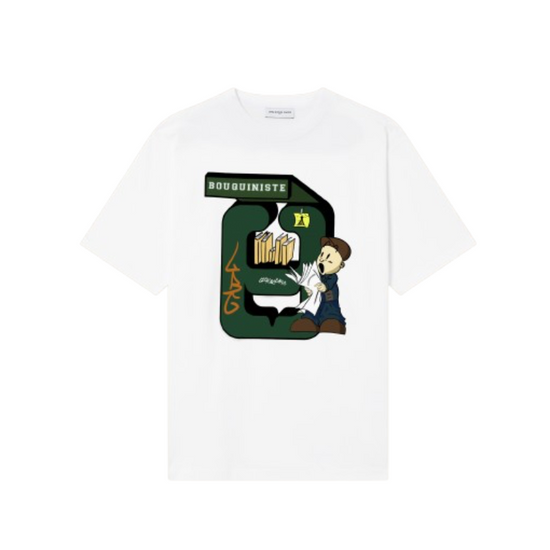 T-shirt Bouquinistes Blanc | Les Bons Gars