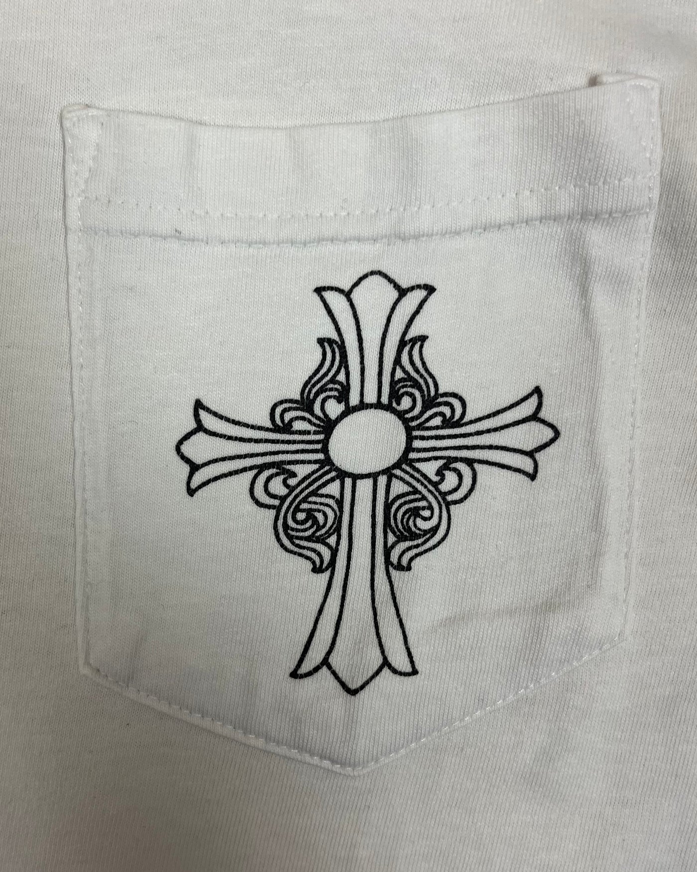 T-shirt avec logo Croix Blanche | Chrome Hearts