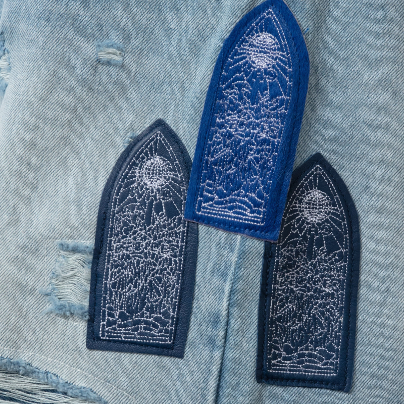 Jeans Side Patch Relaxation Sky | WhoDecidesWar