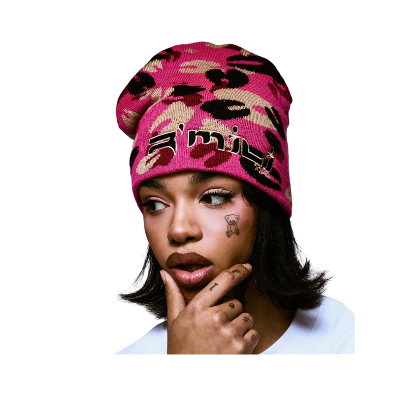 Beanie Camo Pink | R'MILI