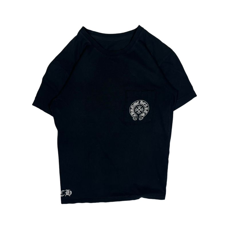T-shirt noir avec logo Hong Kong | Chrome Hearts