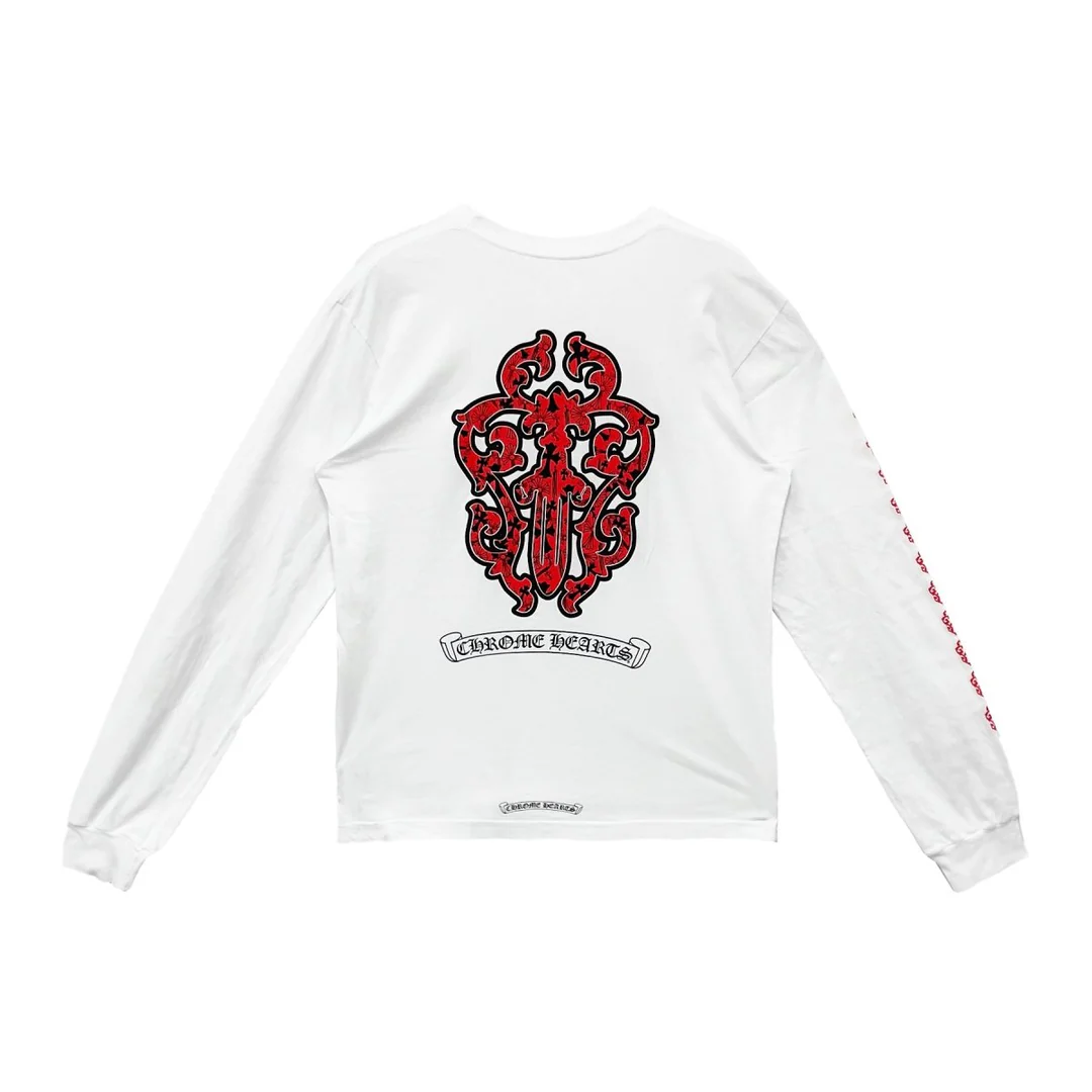 Longsleeve Red SS Dagger | Chrome Hearts