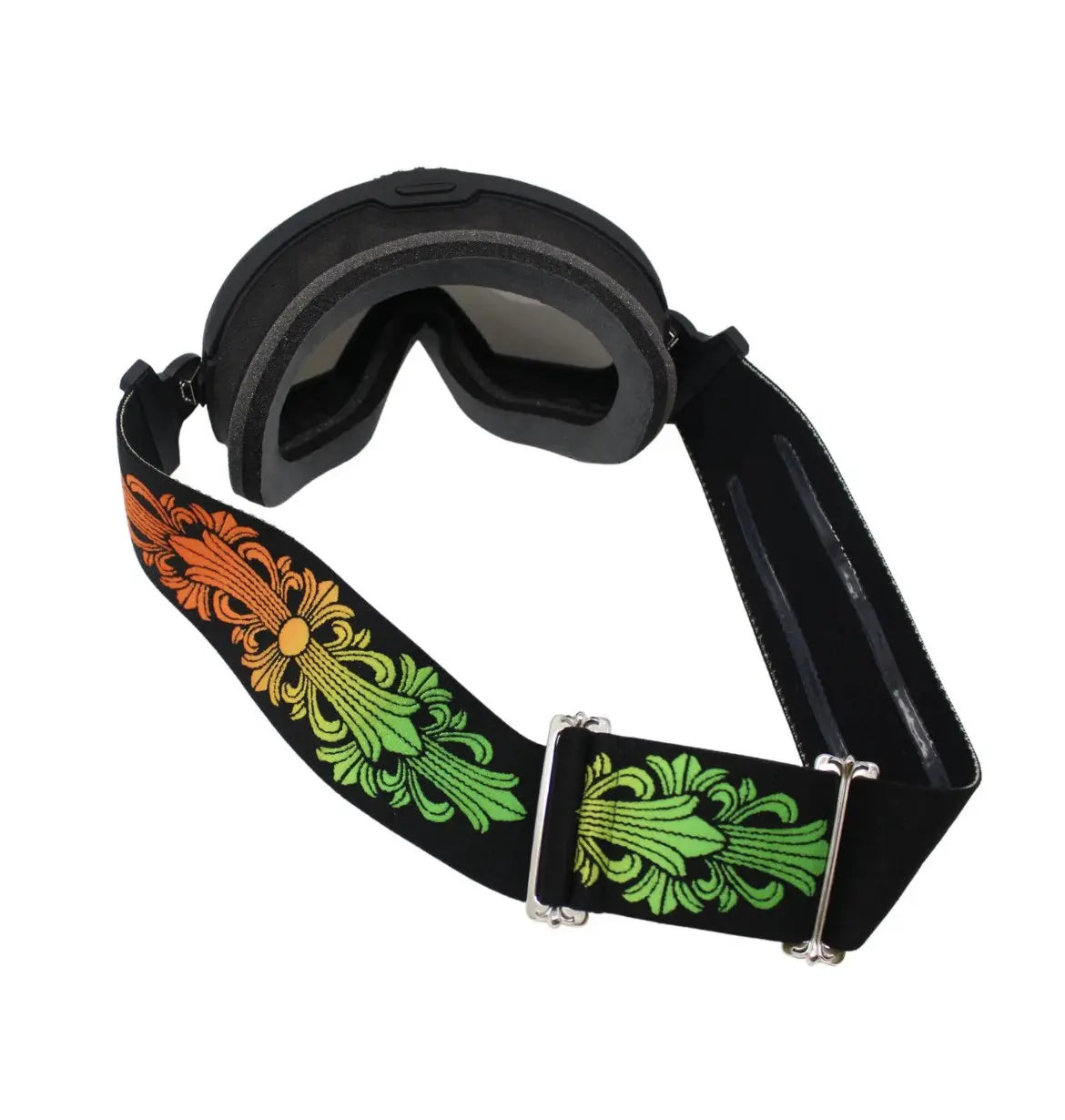 Glasses Ski Mask Black Flamme | Chrome Hearts